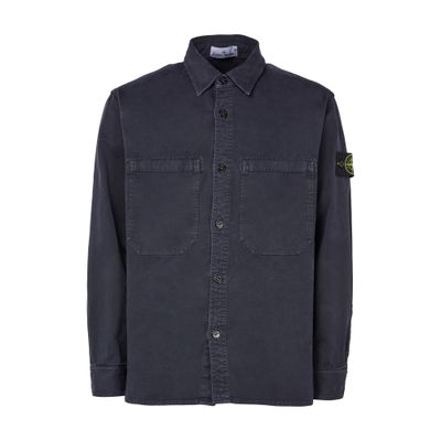 Logo patch shirt