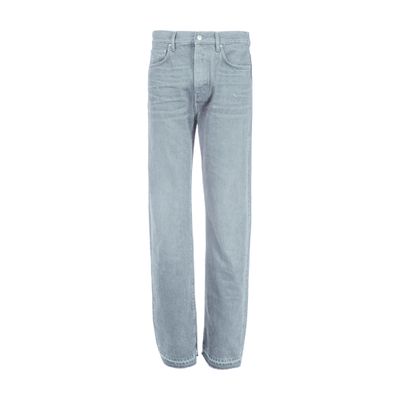 Released hem straight jeans