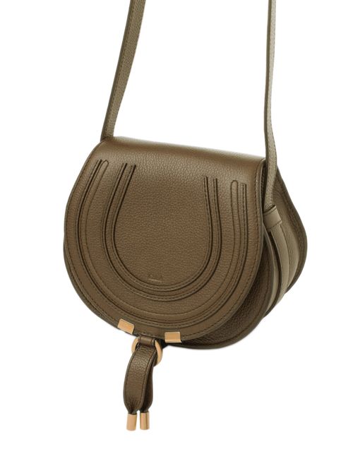 CHLOE Kleine Schultertasche Marcie aus Glanzleder