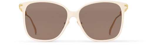 LOUIS VUITTON Lunettes de soleil carrées My LV Two Chain