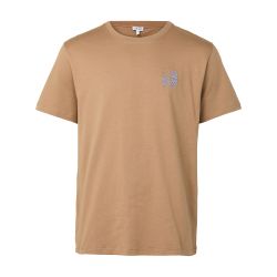 LOEWE T-Shirt Blue Anagram Light Tシャツ・カットソー Cropped in