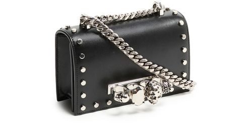 MCQUEEN Mini sacoche avec cristaux