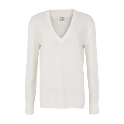 Totême Cashmere V-neck Sweater