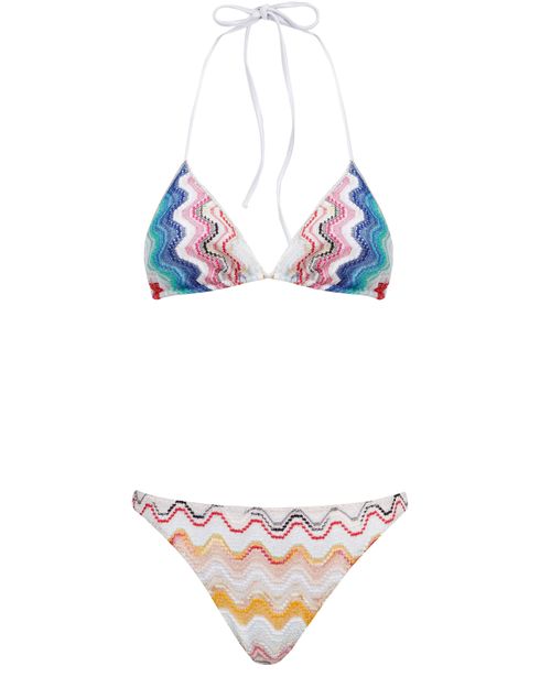 Women's Wave motif bikini with lurex | MISSONI | 24S