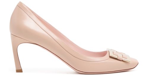 ROGER VIVIER Trompette braided pumps 70