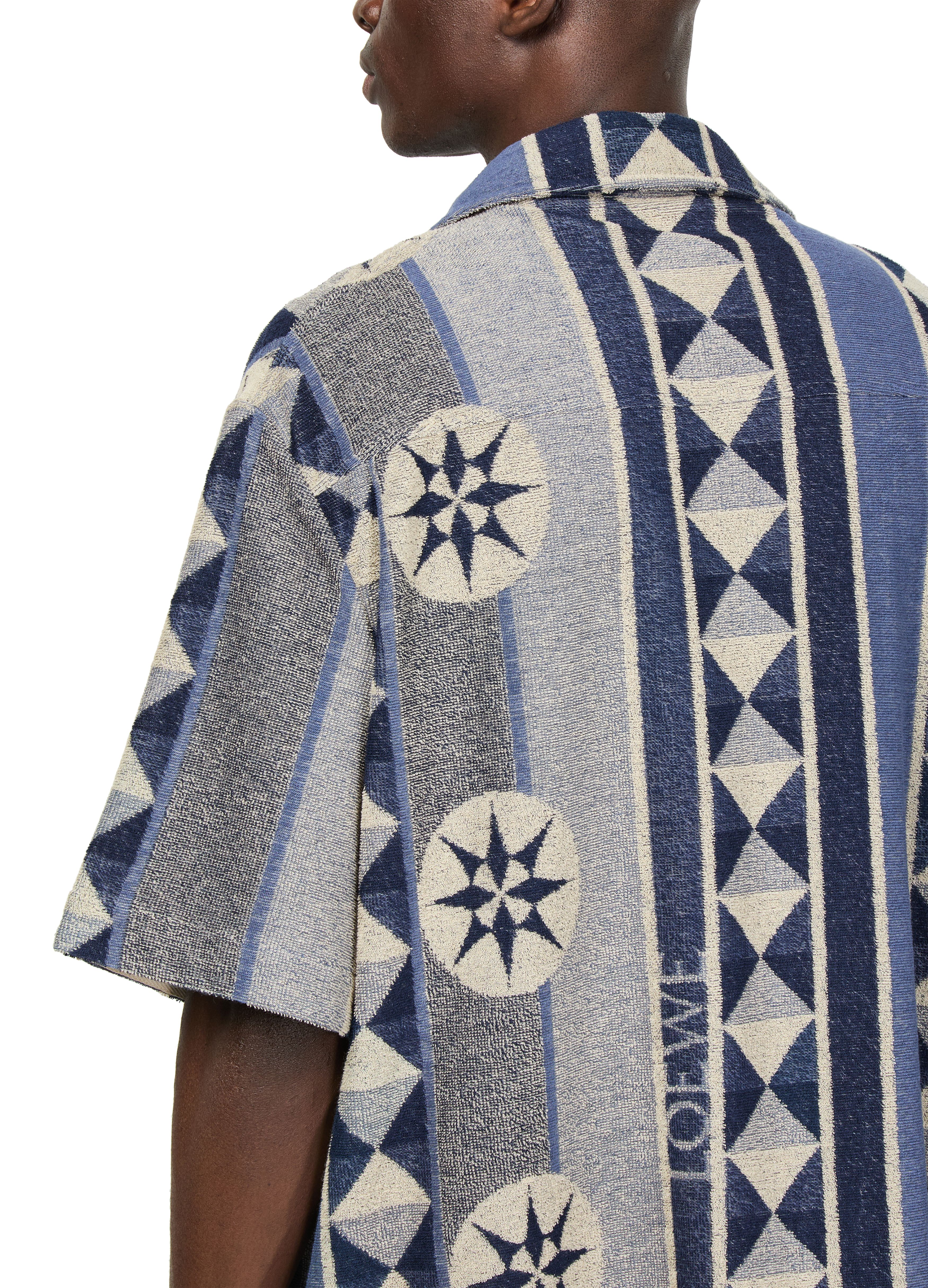Short-sleeved terrycloth shirt thumbnail 5