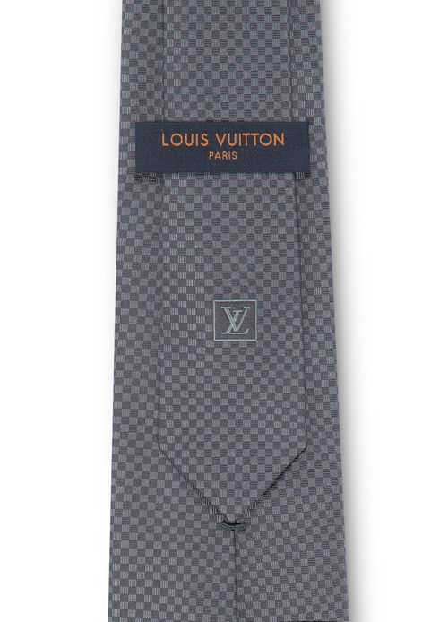 LOUIS VUITTON Cravate Micro Damier