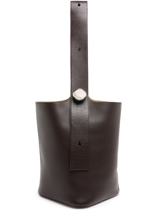 LOEWE Large Pebble Bucket in soft calf leather
