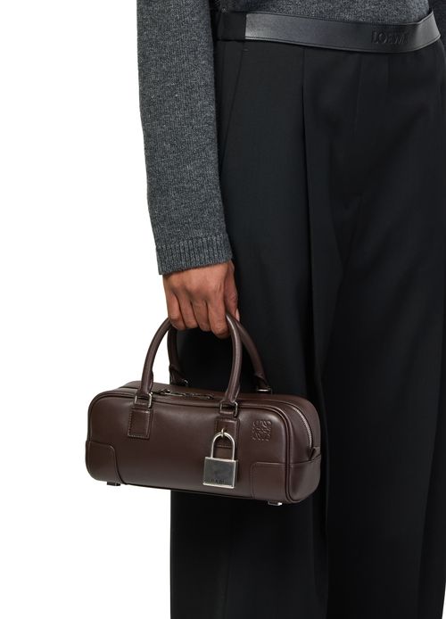 LOEWE Sac Amazona 23 Cropped en cuir de veau brillant