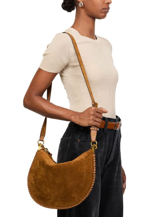 ISABEL MARANT Oskan soft zipped shoulder bag