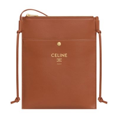 Women's Small Boston cuir Triomphe in textile and calfskin