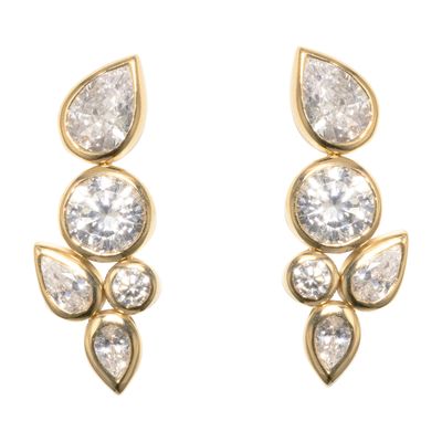Completedworks Cubic Zirconia And Gold Vermeil Earrings