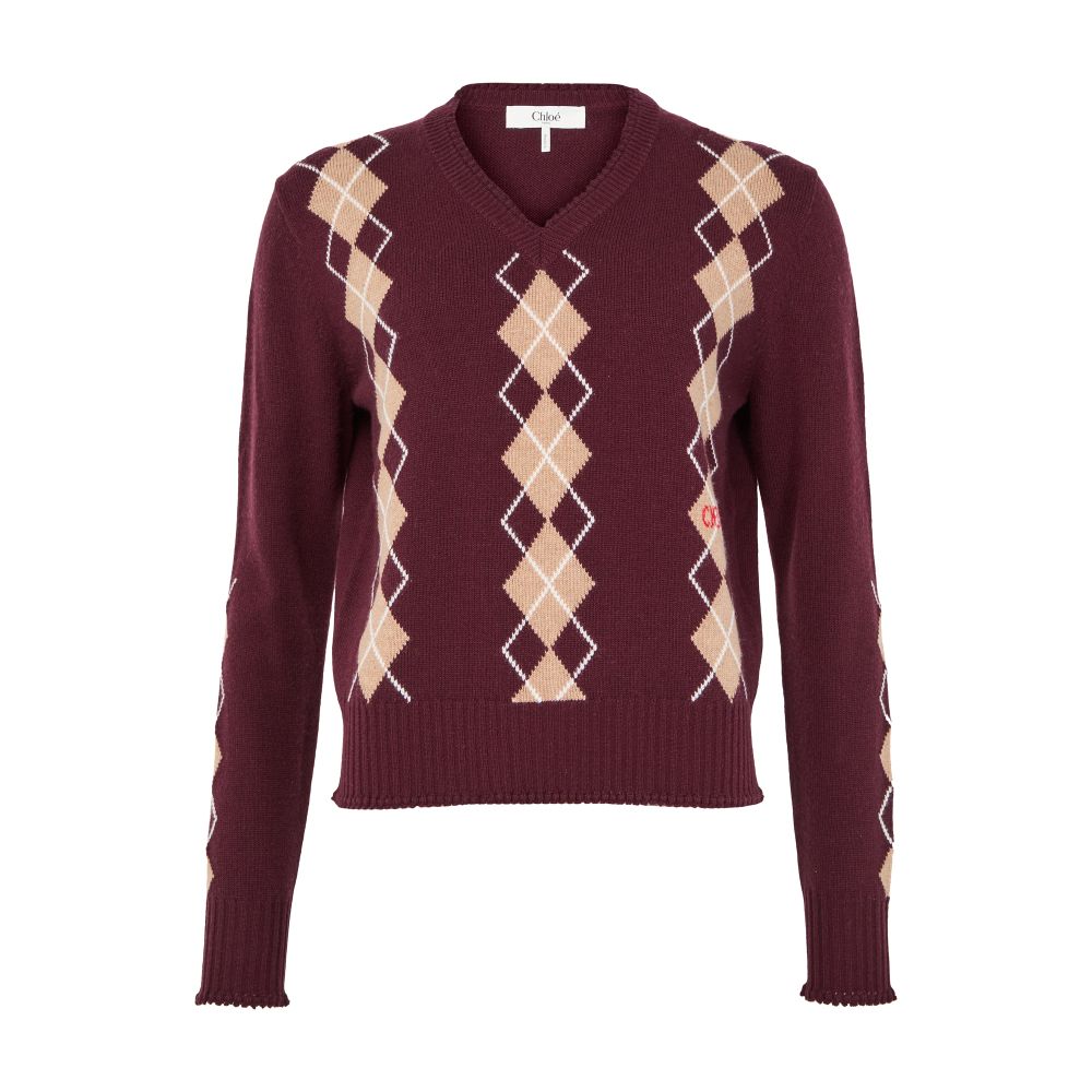 V neck sweater thumbnail 7