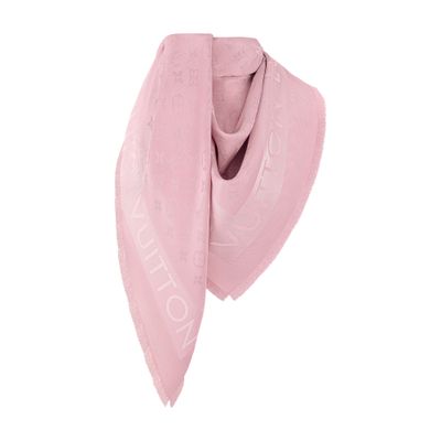 Louis Vuitton Lock And Go Shine Shawl In Pink