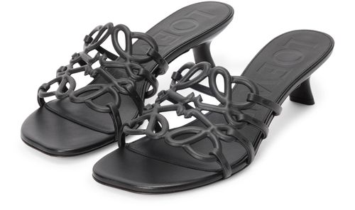 LOEWE Petal Anagram slide in soft calfskin