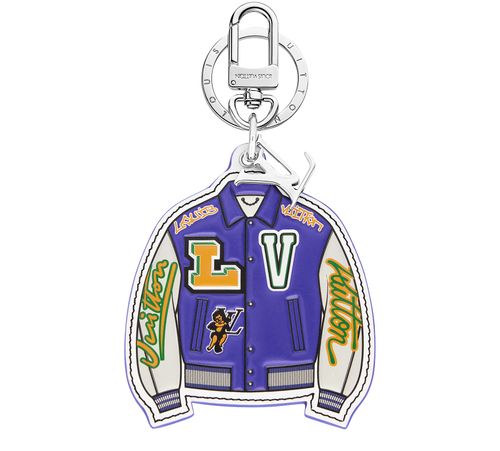LOUIS VUITTON LV Varsity Jacket Illustre Bag Charm & Key Holder