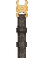 ☆☆CELINE☆☆ 24FW (10H262DB7 04LU) Women's Strap Half Wall Women's Small Triomphe belt in Triomphe canvas | CELINE | 24S