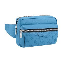 Blue Louis Vuitton Monogram Denim Outdoor Bumbag Belt Bag