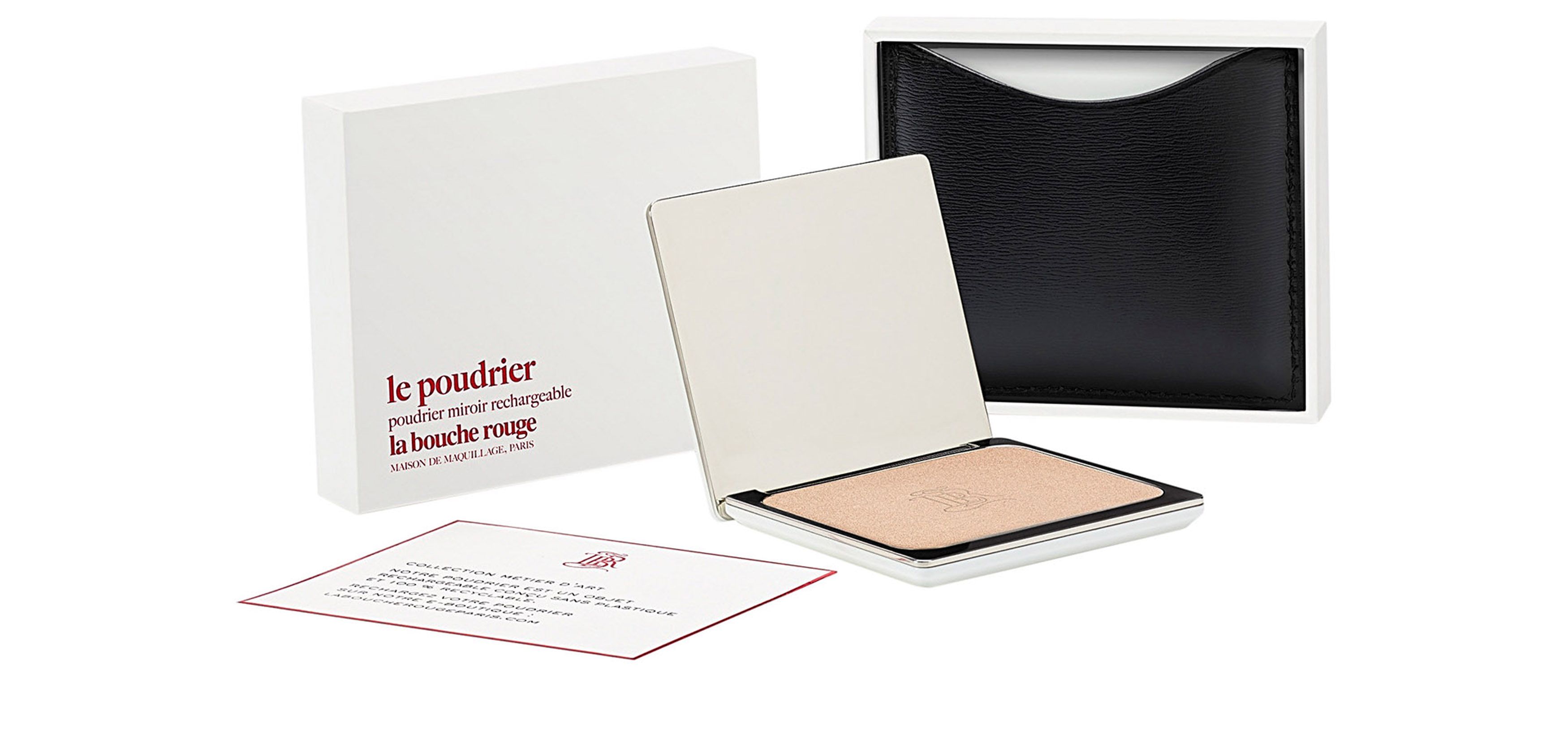 Black fine leather Highlighter set