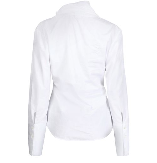 COURREGES Knotted poplin blouse