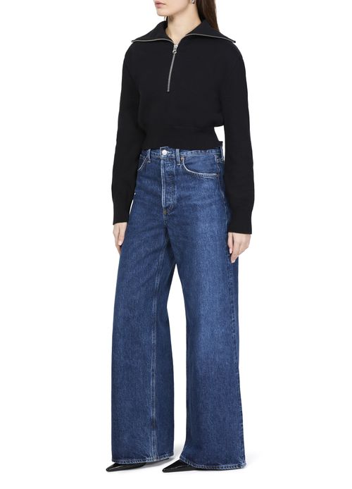 COURREGES Trucker cotton sweater