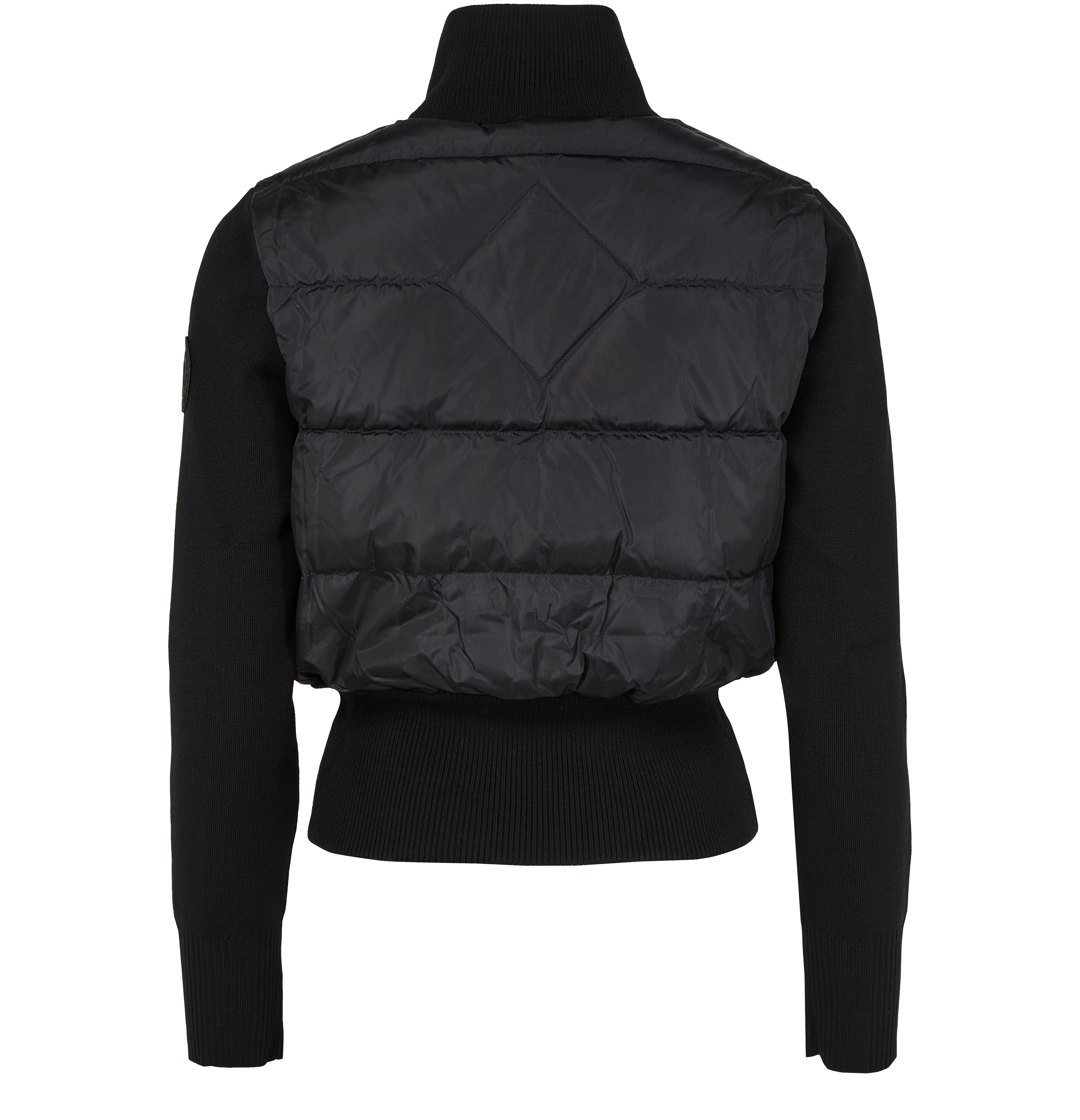 Hybride large quilted knit jacket thumbnail 3