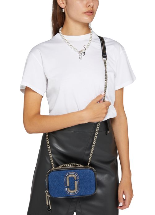 MARC JACOBS The Snapshot Denim camera bag