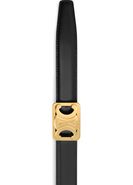 Medium reversible Framed Triomphe belt in taurillon and natural calfskin - CELINE