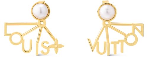 LOUIS VUITTON LV Spelling Earrings