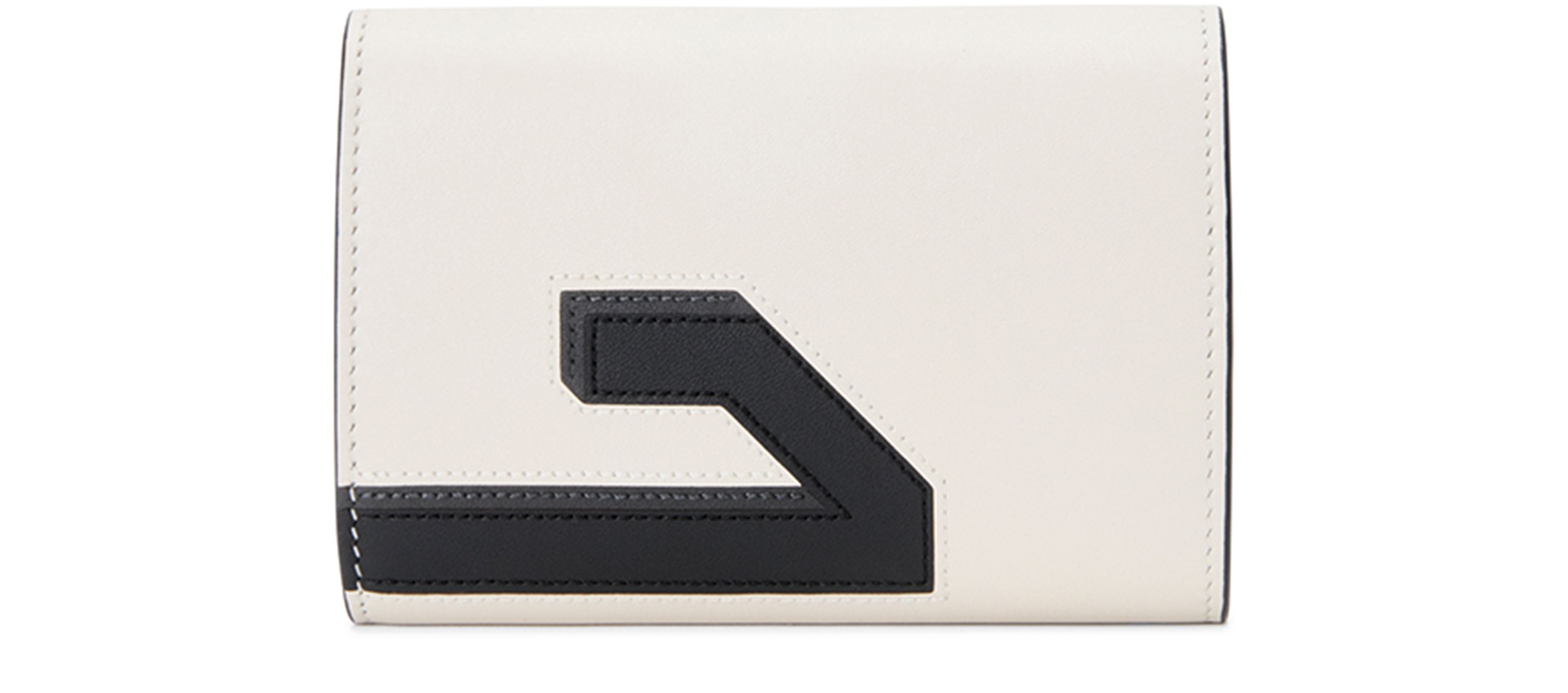 Futurist Cat small vertical wallet in classic calfskin thumbnail 3