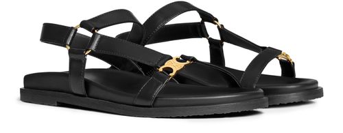 CELINE Celine Maud sandals with Triomphe in calfskin