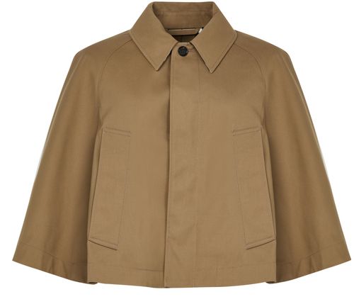 BURBERRY Cotton blend cape