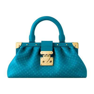 Louis Vuitton Monogram Clutch In Blue