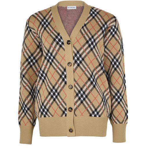 BURBERRY Check cardigan