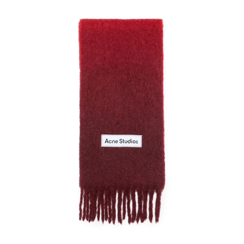 Fringed wool scarf thumbnail 5