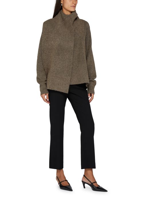 TOTEME Draped-scarf sweater