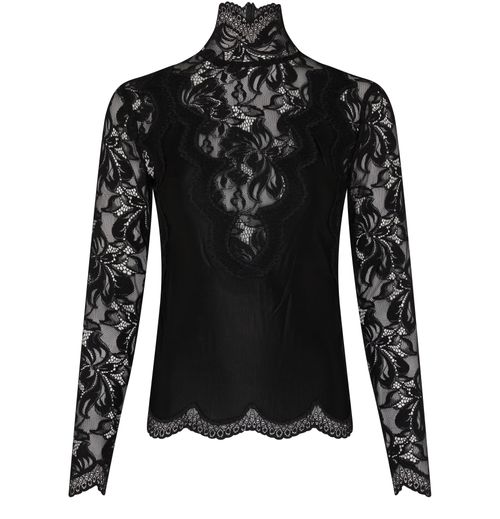 RABANNE Long-sleeved lace top