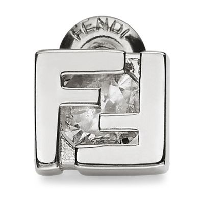 Fendi Ff Earrings In Argent