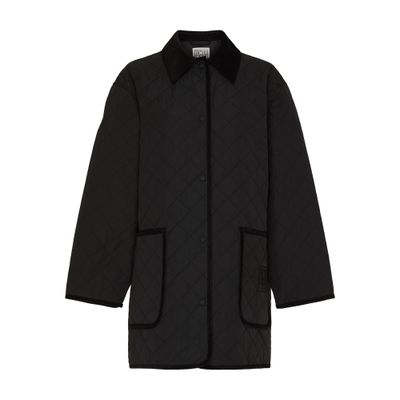 Shop Totême Quilted Jacket In Black