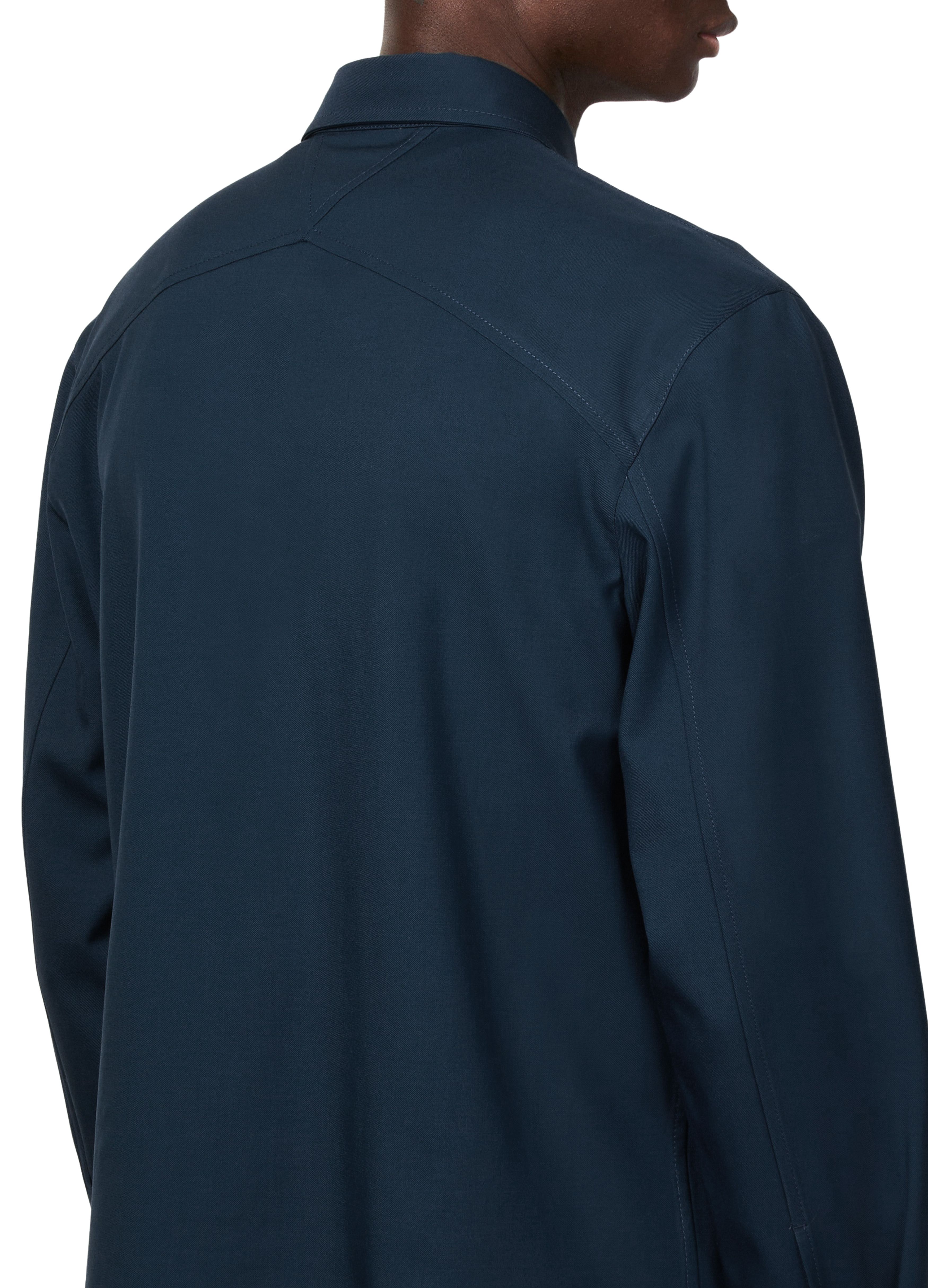 Wool broadcloth shirt thumbnail 5