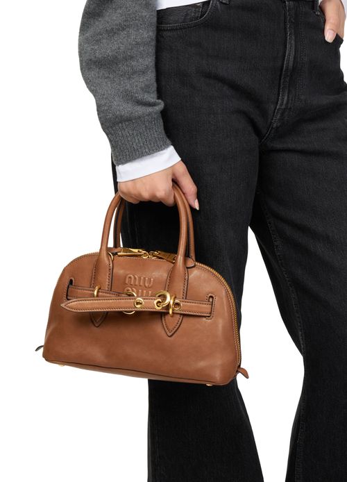 MIU MIU Aviator nappa leather bag