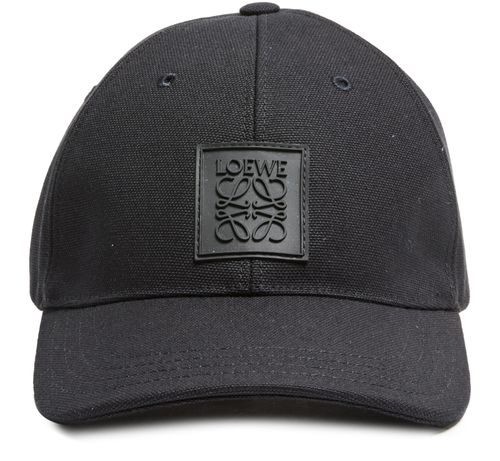 LOEWE Patch cap in canvas