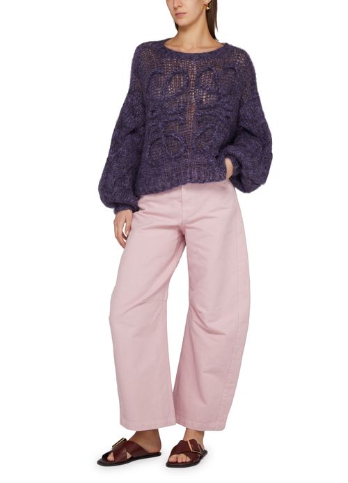 LOEWE Wide-leg cotton jeans
