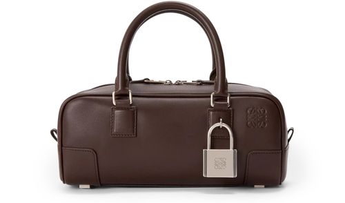 LOEWE Sac Amazona 23 Cropped en cuir de veau brillant