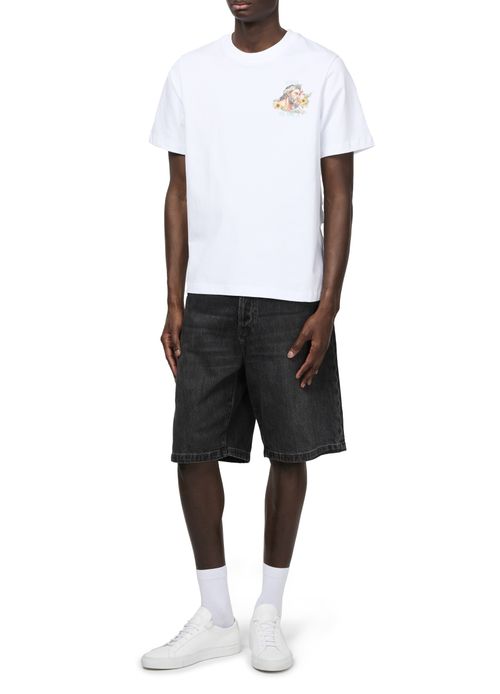 CASABLANCA Kurzarm-T-Shirt mit Print