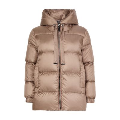 Max Mara Seia Puffer Jacket - The Cube In Brown