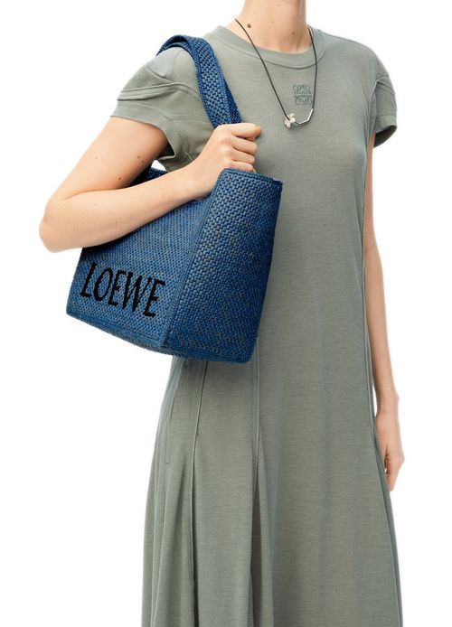 LOEWE LOEWE medium raffia tote bag