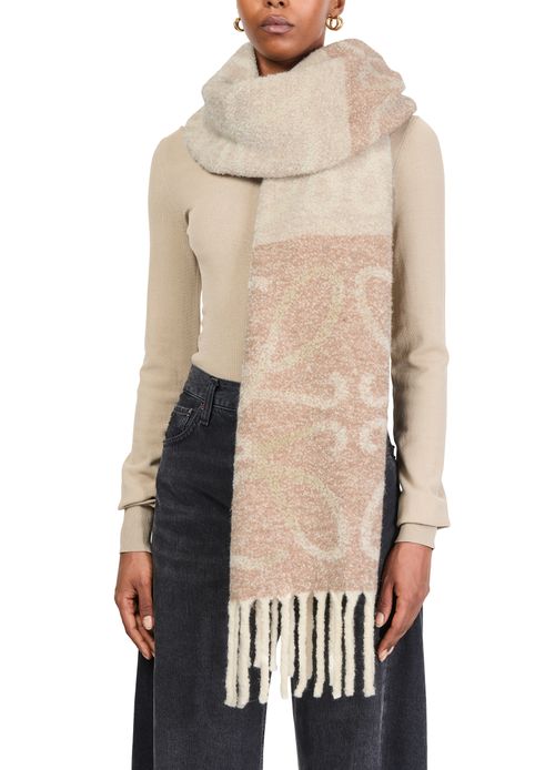 LOEWE Anagram scarf in alpaca and wool
