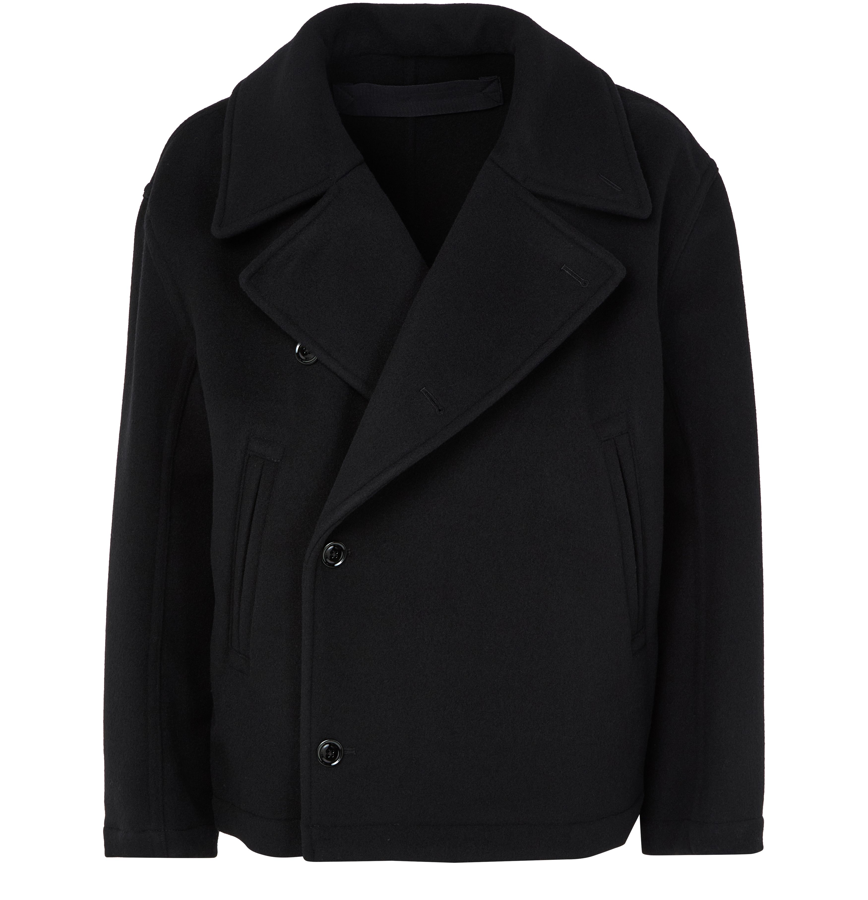 Boxy peacoat