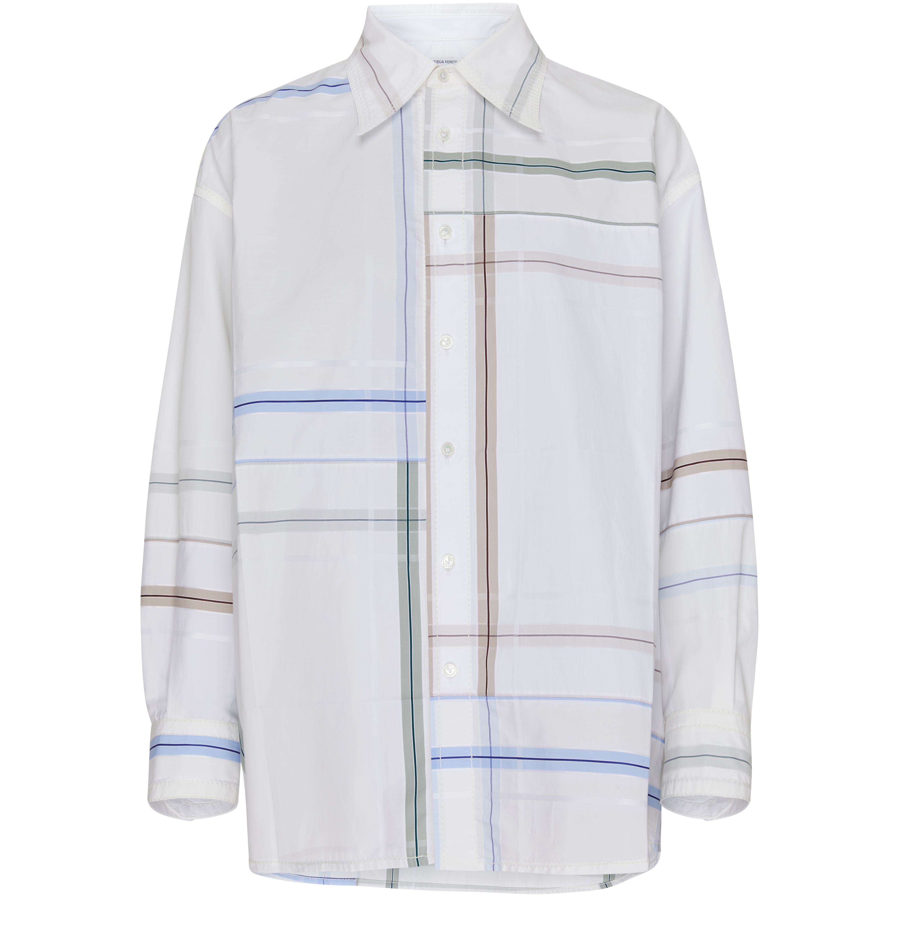Asymmetric cotton shirt